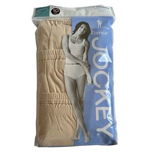 Jockey Elance Tan Women’s Classic Fit Underwear Sz 10